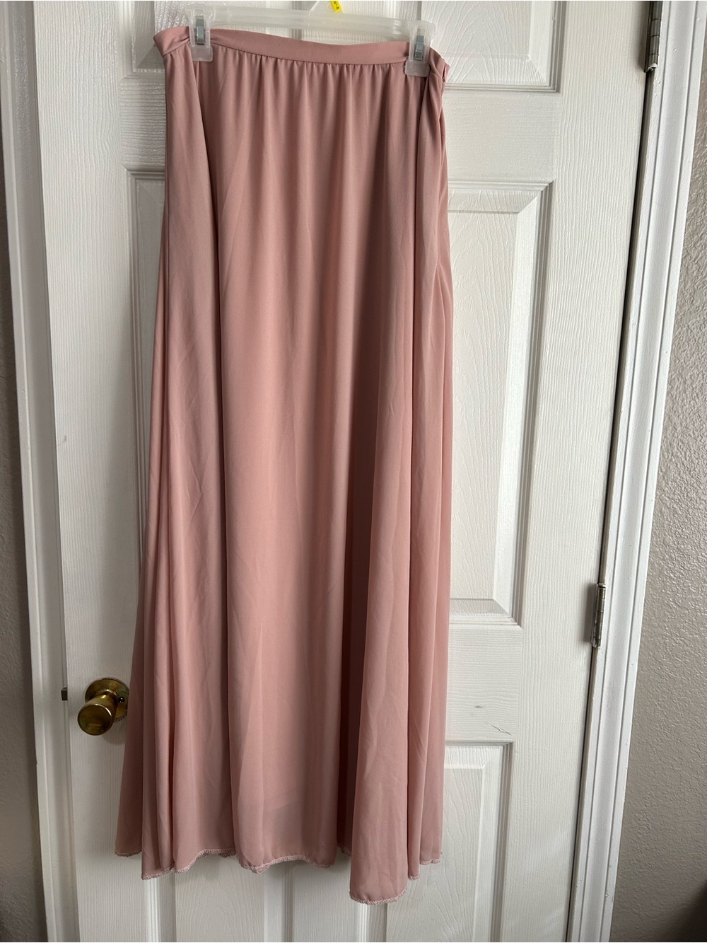 Maxi Formal Dusty Rose Pink Skirt